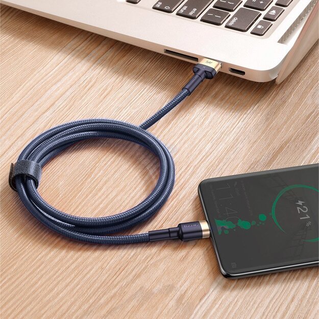Baseus Cafule cable USB Type C SuperCharge 40W Quick Charge 3.0 QC 3.0 1m gray-black (CATKLF-PG1) 21