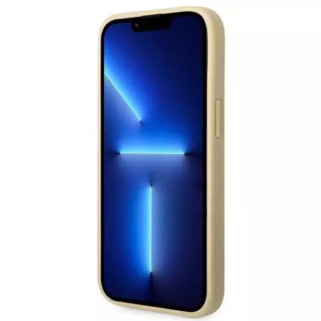 Guess GUHCP14SHGGSHD iPhone 14 6,1  złoty/gold hard case Glitter Script 4