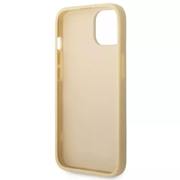 Guess GUHCP14SHGGSHD iPhone 14 6,1  złoty/gold hard case Glitter Script 6