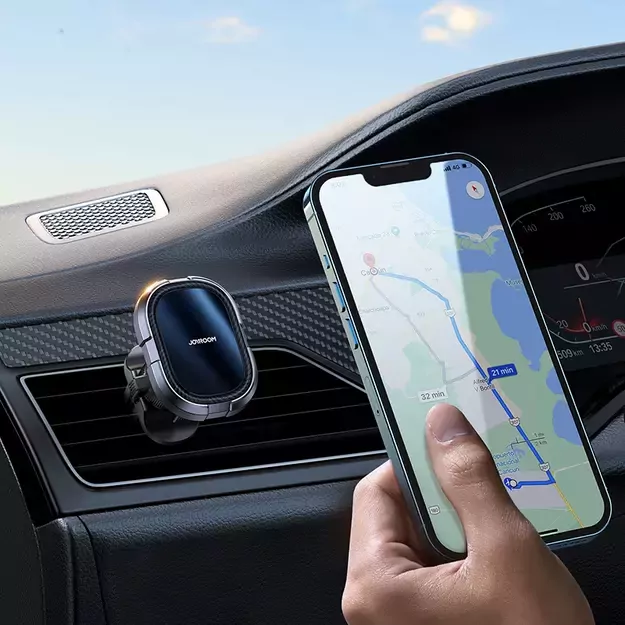 Joyroom magnetic car phone holder for air vent gray (JR-ZS311) 13