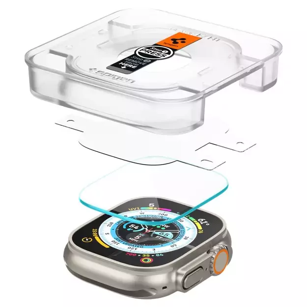 Spigen Glas.tR EZ Fit tempered glass for Apple Watch Ultra / Ultra 2 (49 mm) - 2 pcs. 9