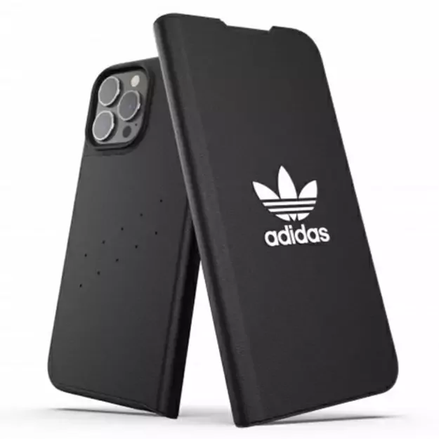 Adidas OR Booklet Case BASIC iPhone 13 Pro Max 6,7  czarno biały/black white 47127
