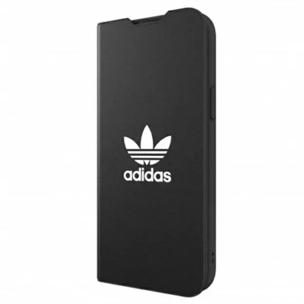 Adidas OR Booklet Case BASIC iPhone 13 Pro Max 6,7  czarno biały/black white 47127 2