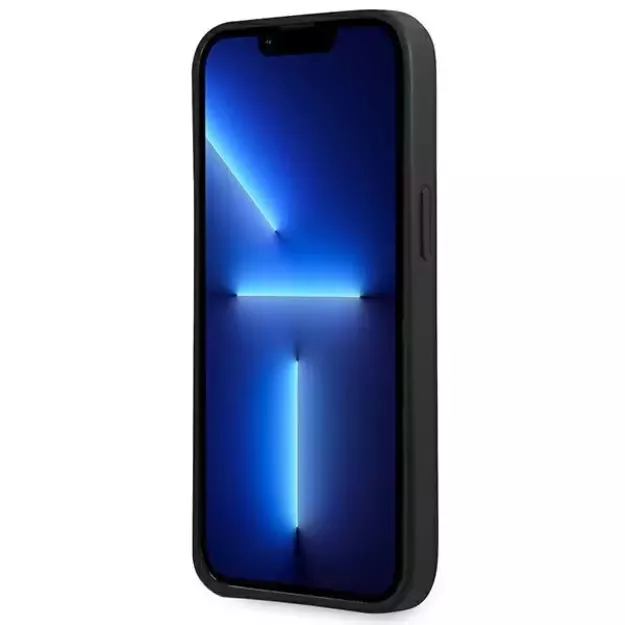 Guess GUHCP13SPSATLK iPhone 13 mini 5,4 &quot black / black hardcase SaffianoTriangle Logo 4