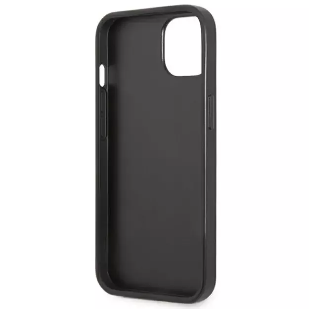 Guess GUHCP13SPSATLK iPhone 13 mini 5,4 &quot black / black hardcase SaffianoTriangle Logo 6