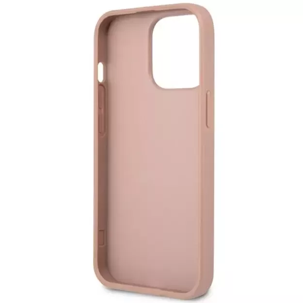 Guess GUHCP14LPSATLP iPhone 14 Pro 6.1 &quot pink / pink hardcase SaffianoTriangle Logo 6