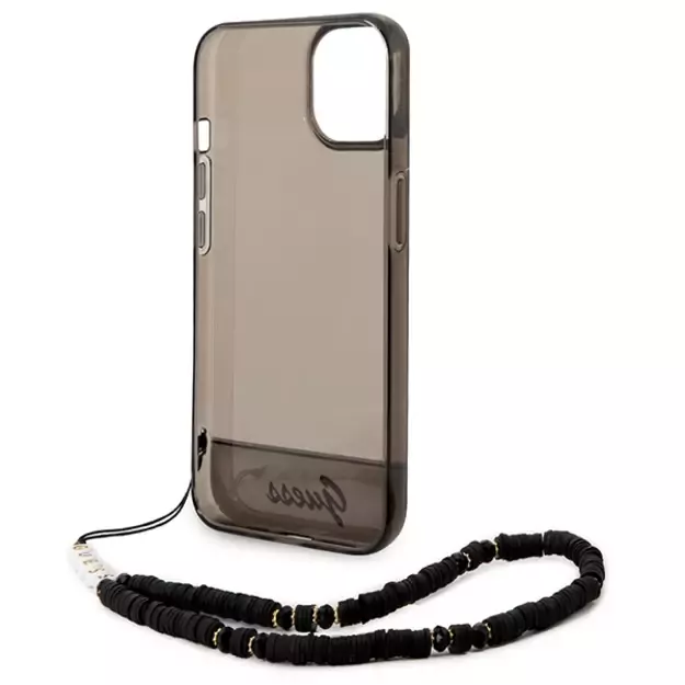 Guess GUHCP14MHGCOHK iPhone 14 Plus 6,7 &quot black / black hardcase Translucent Pearl Strap 5