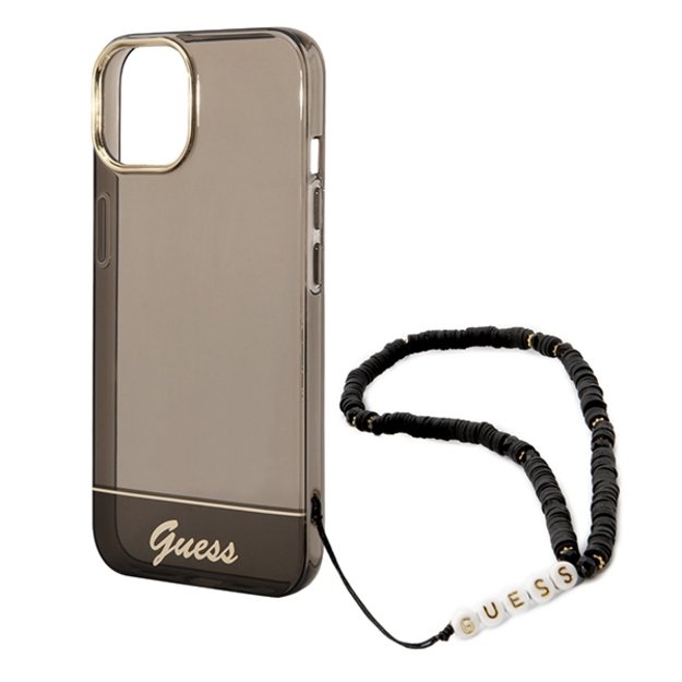 Guess GUHCP14MHGCOHK iPhone 14 Plus 6,7 &quot black / black hardcase Translucent Pearl Strap 7