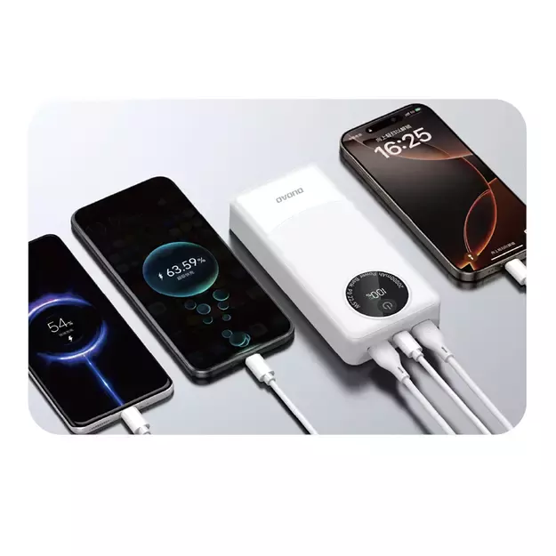 Powerbank Dudao K12Pro 22.5W PD 20000mAh USB-A, USB-C - white 7