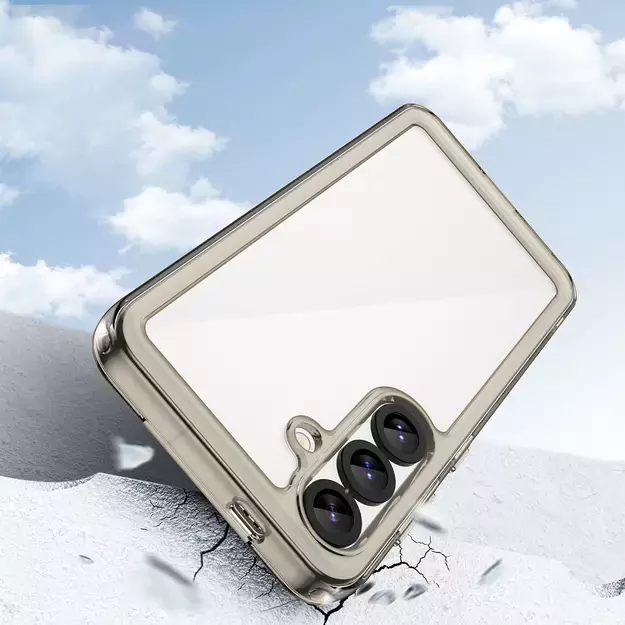 Outer Space Case with Gel Frame for Samsung Galaxy S25 - Clear Black 8