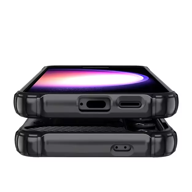 Hybrid Armor Case for Samsung Galaxy S24 FE Armored Hybrid Case - Black 14