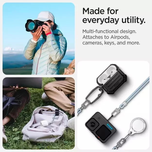 Spigen Universal Set Lanyard and Pendant - Blue 11