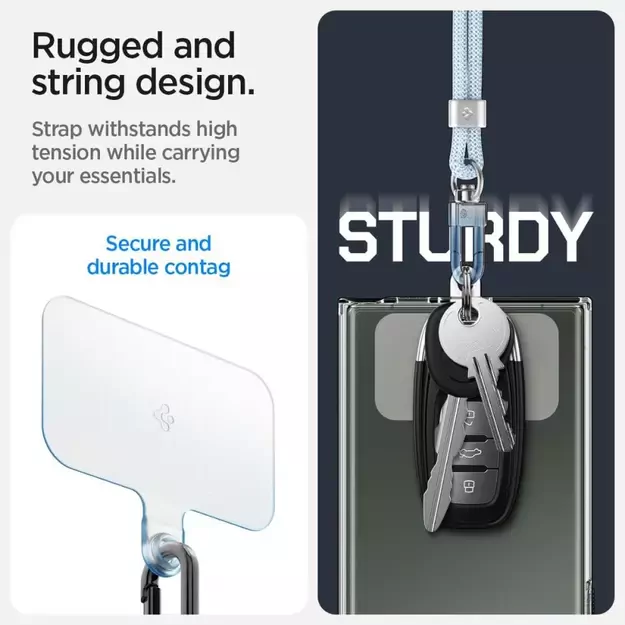 Spigen Universal Set Lanyard and Pendant - Blue 9