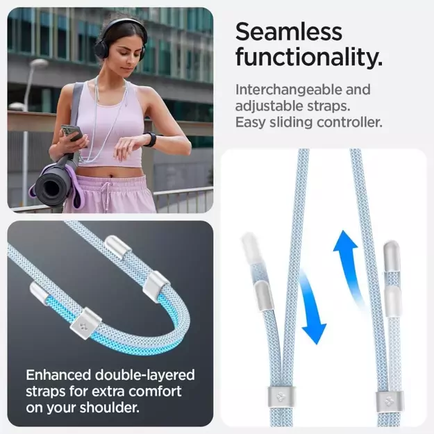Spigen Universal Set Lanyard and Pendant - Blue 12