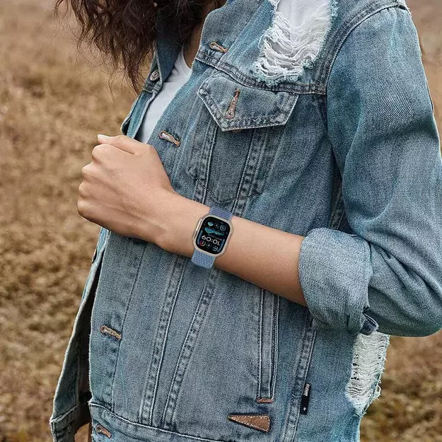 Tech-Protect Nylon Strap for Apple Watch 44 / 45 / 46 / 49 mm - Blue 1