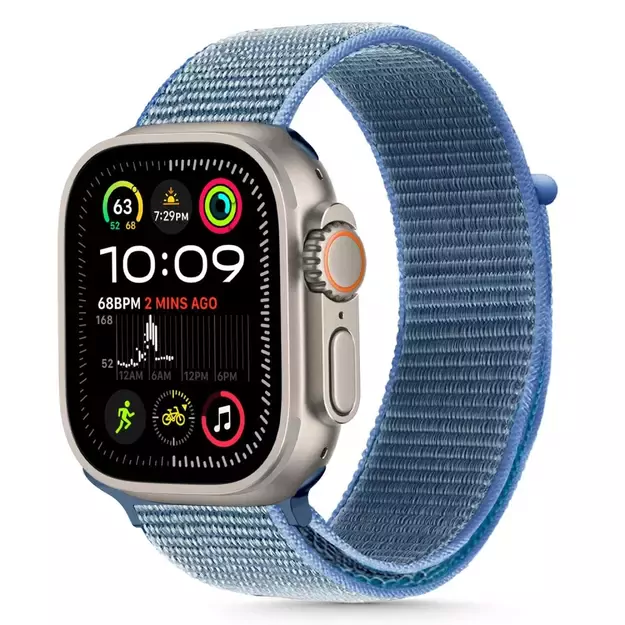 Tech-Protect Nylon Strap for Apple Watch 44 / 45 / 46 / 49 mm - Blue