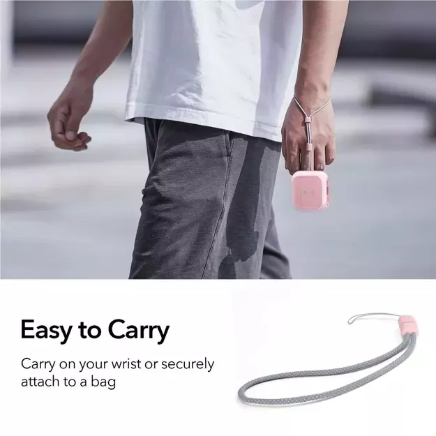 ESR Orbit Halolock MagSafe case for AirPods 4 - pink 13