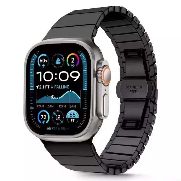 Tech-Protect LinkBand Bracelet for Apple Watch 44 / 45 / 46 / 49 mm - Black