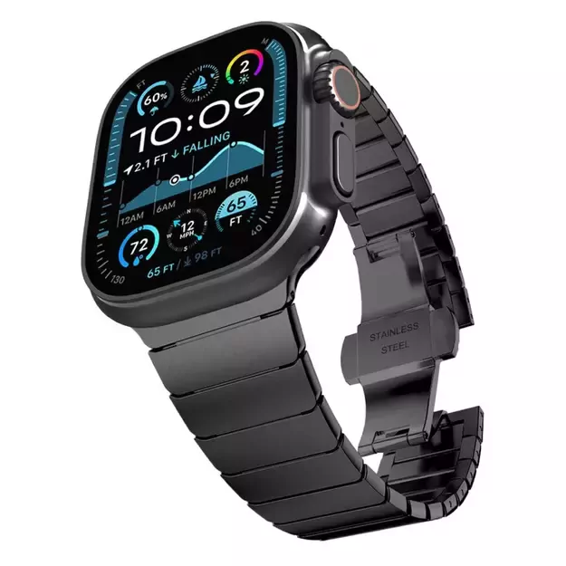 Tech-Protect LinkBand Bracelet for Apple Watch 44 / 45 / 46 / 49 mm - Black 6