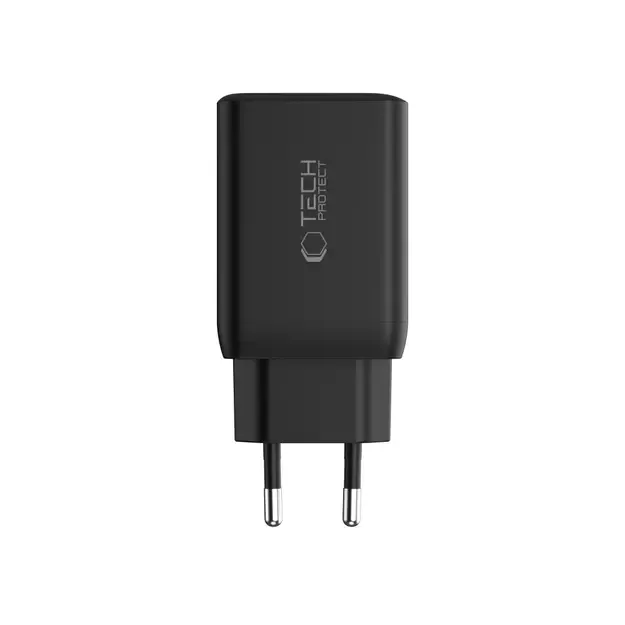 Tech-Protect NC45W-GAN 2-PORT PD45W wall charger - black 3