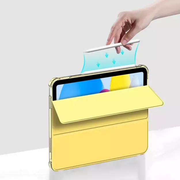 Tech-Protect SC Pen Hybrid Case for iPad 10 / 2022 - Yellow - Transparent 5