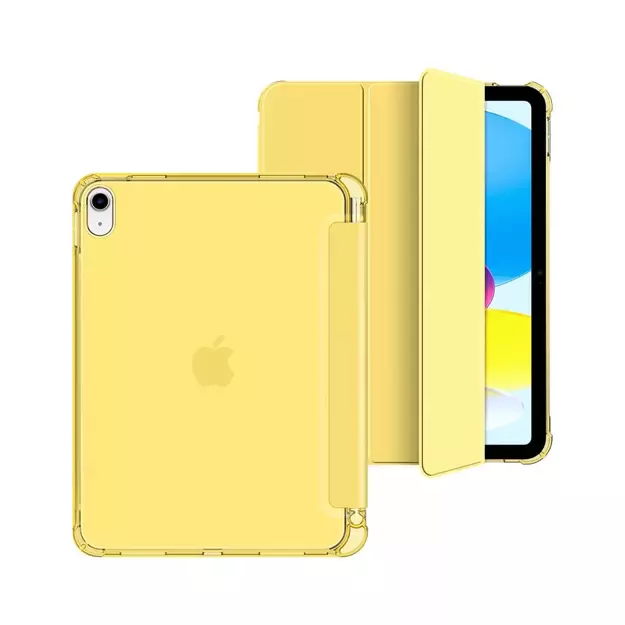 Tech-Protect SC Pen Hybrid Case for iPad 10 / 2022 - Yellow - Transparent 1