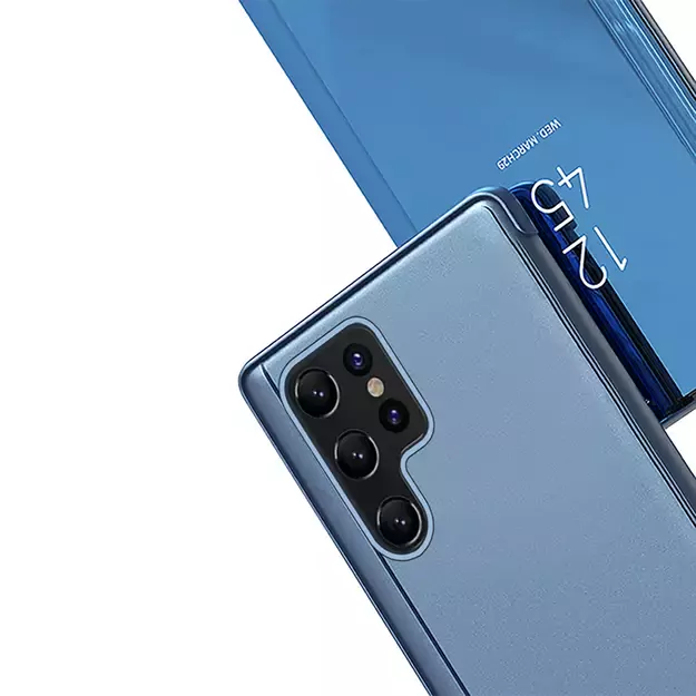 Clear View Case for Samsung Galaxy A56 Cover with Flip - Blue 2