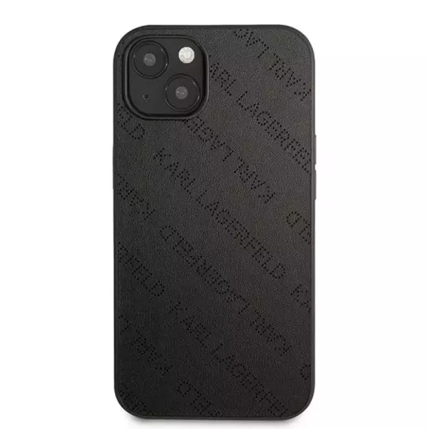 Karl Lagerfeld KLHCP13SPTLK iPhone 13 mini 5,4 &quot hardcase black / black Perforated Allover 2