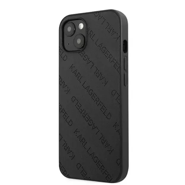Karl Lagerfeld KLHCP13SPTLK iPhone 13 mini 5,4 &quot hardcase black / black Perforated Allover 1