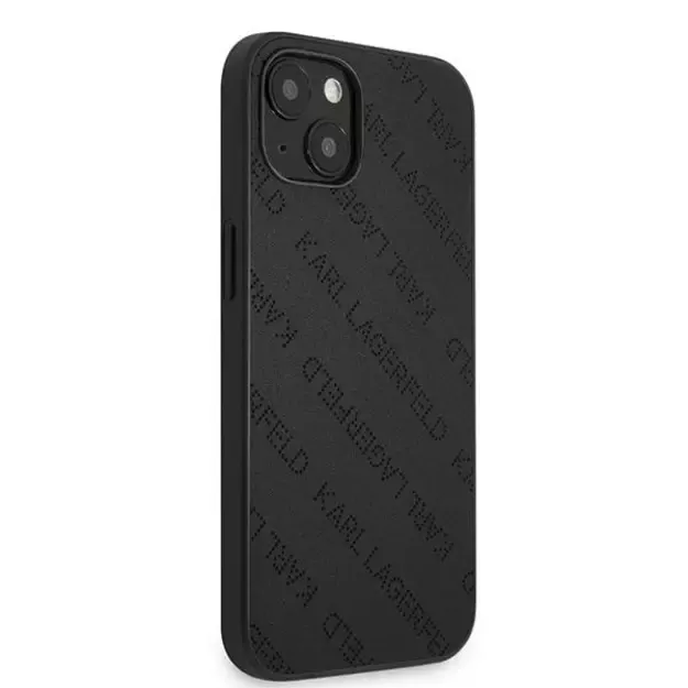 Karl Lagerfeld KLHCP13SPTLK iPhone 13 mini 5,4 &quot hardcase black / black Perforated Allover 3