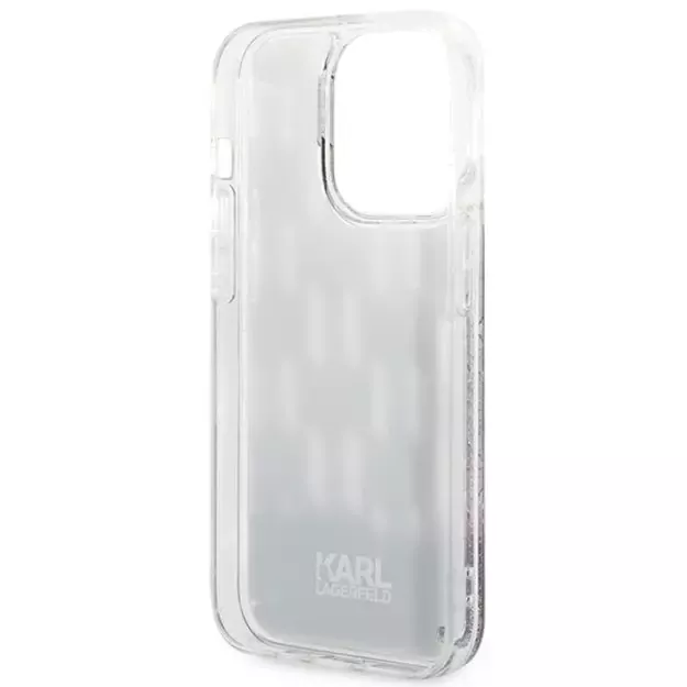Karl Lagerfeld KLHCP14LLMNMK iPhone 14 Pro 6.1 &quot hardcase black / black Liquid Glitter Monogram 6