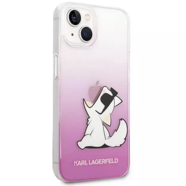 Karl Lagerfeld KLHCP14MCFNRCPI iPhone 14 Plus 6.7 &quot hardcase pink / pink Choupette Fun 10