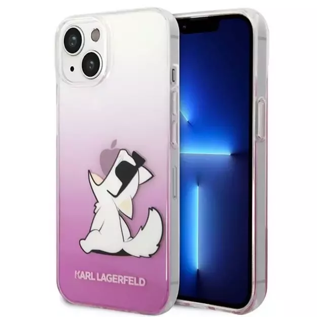 Karl Lagerfeld KLHCP14MCFNRCPI iPhone 14 Plus 6.7 &quot hardcase pink / pink Choupette Fun