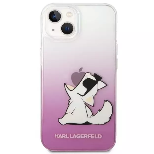 Karl Lagerfeld KLHCP14MCFNRCPI iPhone 14 Plus 6.7 &quot hardcase pink / pink Choupette Fun 9