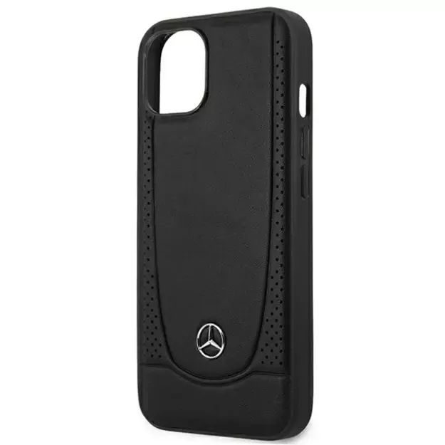 Mercedes MEHCP14MARMBK iPhone 14 Plus 6.7 &quot black / black hardcase Leather Urban 5