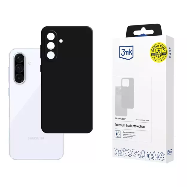 3mk Silicone Case for Samsung Galaxy A36 5G - Black