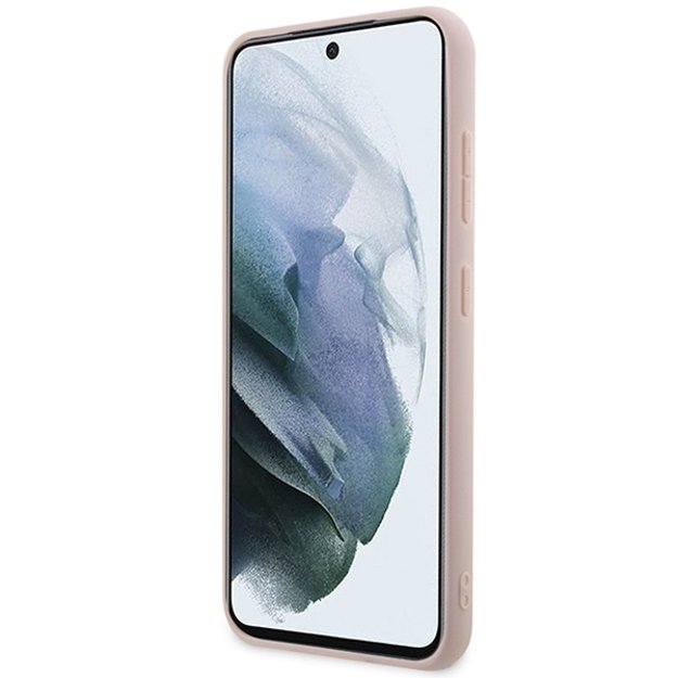 Guess 4G Big Metal Logo case for Samsung Galaxy A55 - pink 4