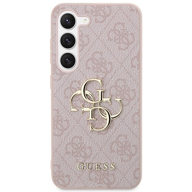 Guess 4G Big Metal Logo case for Samsung Galaxy A55 - pink 2