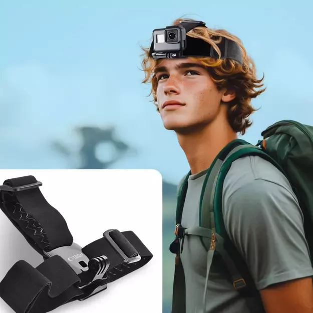 Tech-Protect GA100 Head Mount for GoPro / DJI - Black 9