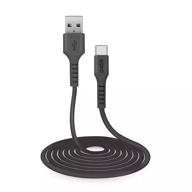SBS TECABLETC3MTK USB-A - USB-C Cable 3m - Black 1