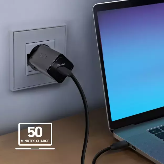 SBS TETRGAN1C65W 65W GaN Power Delivery Charger - Black 17