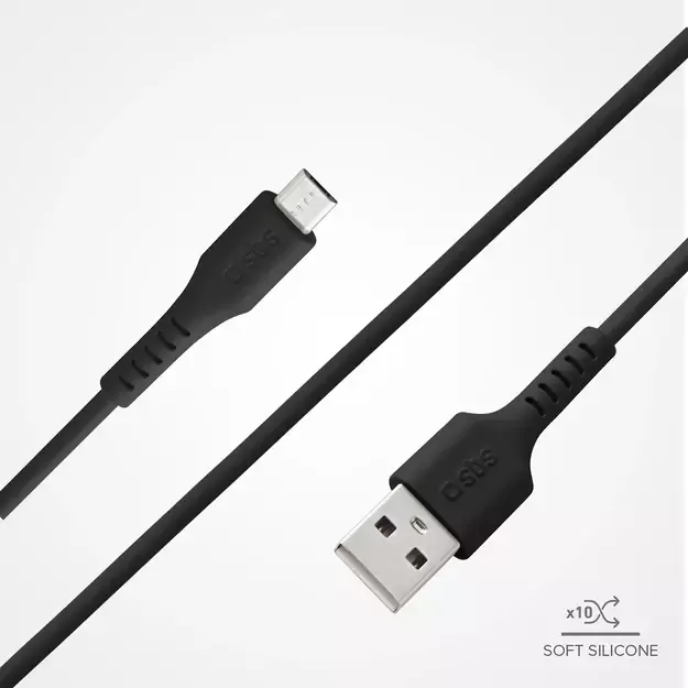 SBS LTHL200 USB-A - Micro-USB Cable 1m - Black 11