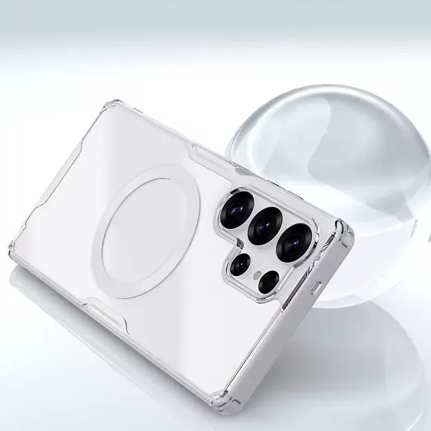 Nillkin Nature TPU Pro Magnetic Case with MagSafe for Samsung Galaxy S25 Ultra - White 16