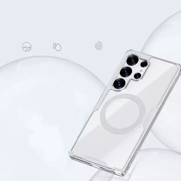 Nillkin Nature TPU Pro Magnetic Case with MagSafe for Samsung Galaxy S25 Ultra - White 19