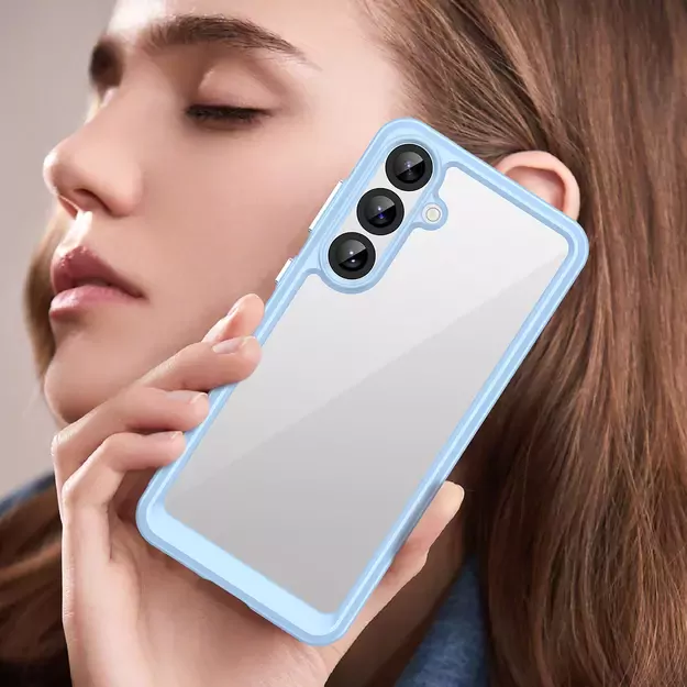 Outer Space Case for Samsung Galaxy A36 Cover with Flexible Frame - Blue 4