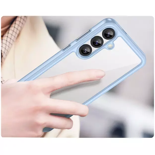 Outer Space Case for Samsung Galaxy A36 Cover with Flexible Frame - Blue 3