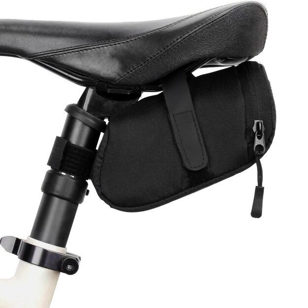 Wozinsky small bicycle saddle bag 0.6 l black (WBB8BK black) 1