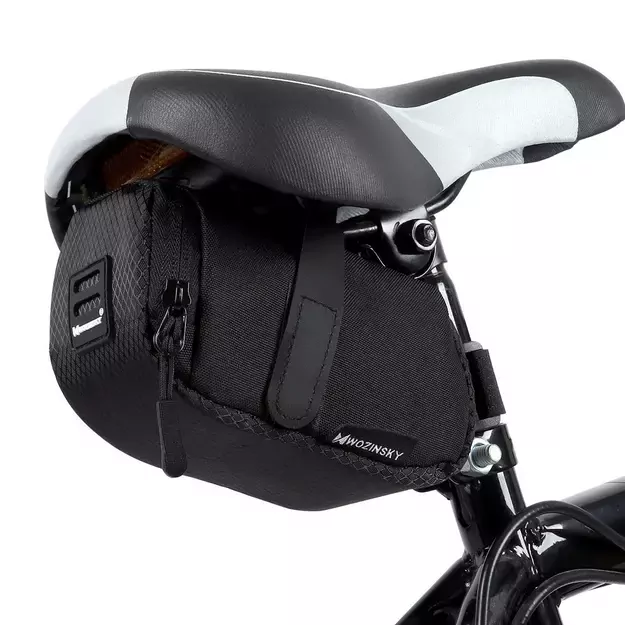 Wozinsky small bicycle saddle bag 0.6 l black (WBB8BK black) 2