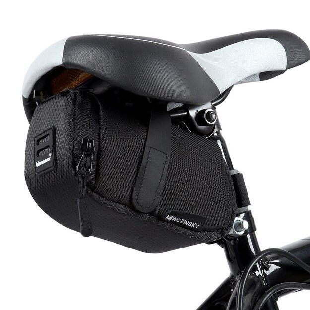 Wozinsky small bicycle saddle bag 0.6 l black (WBB8BK black) 28