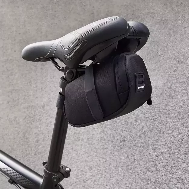Wozinsky small bicycle saddle bag 0.6 l black (WBB8BK black) 3